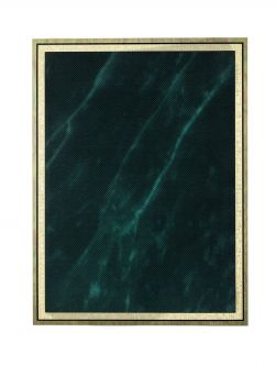 4" x 6" Green Plate for a 6" x 8" Plaque